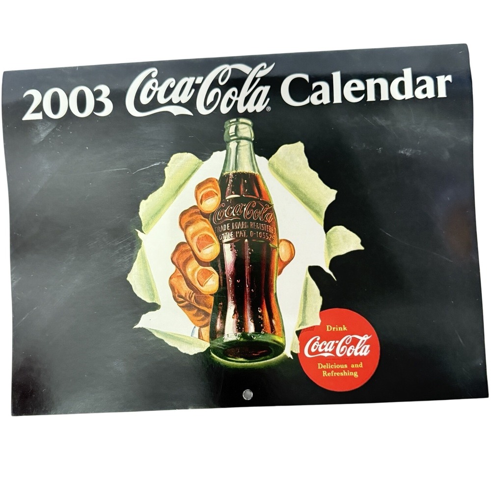 Coca Cola 2003 Calendar Vintage Ads - Drink Coca-Cola Delicious And Refreshing